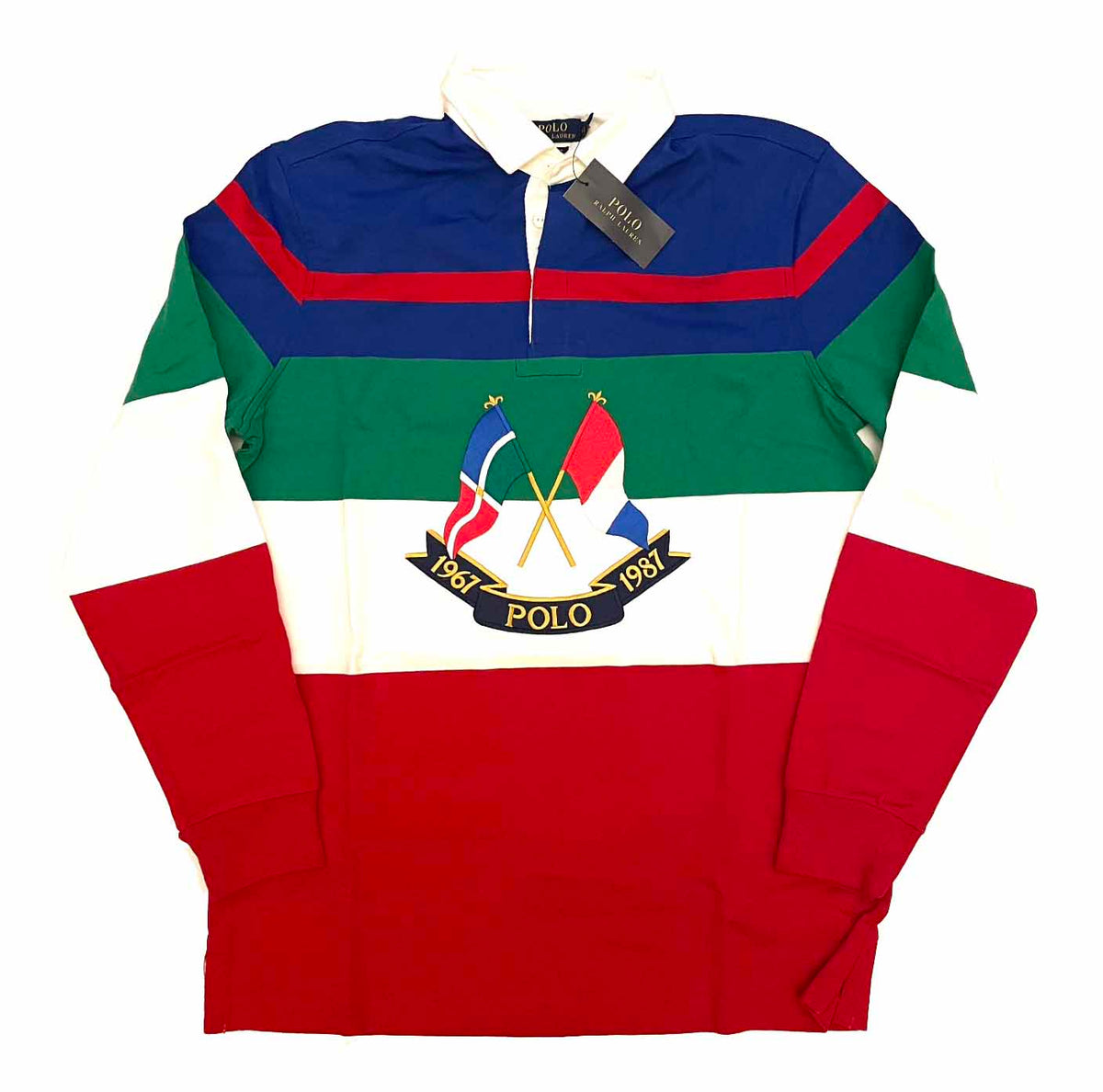 Ralph lauren cross flags best sale