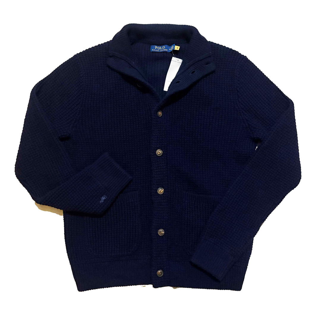 Polo Ralph Lauren Waffle Knitted Cardigan (M)