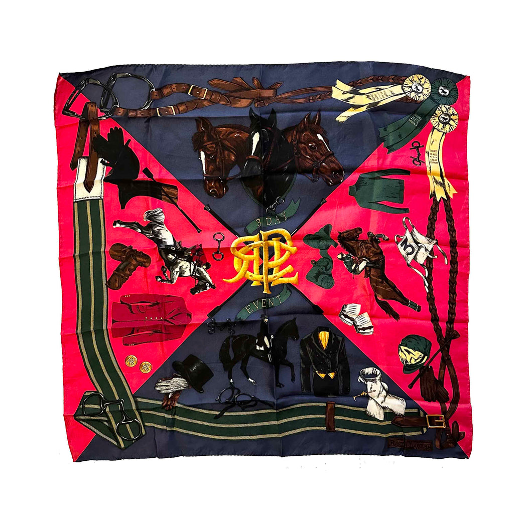 Polo Ralph Lauren 3 Day Event Silk Scarf