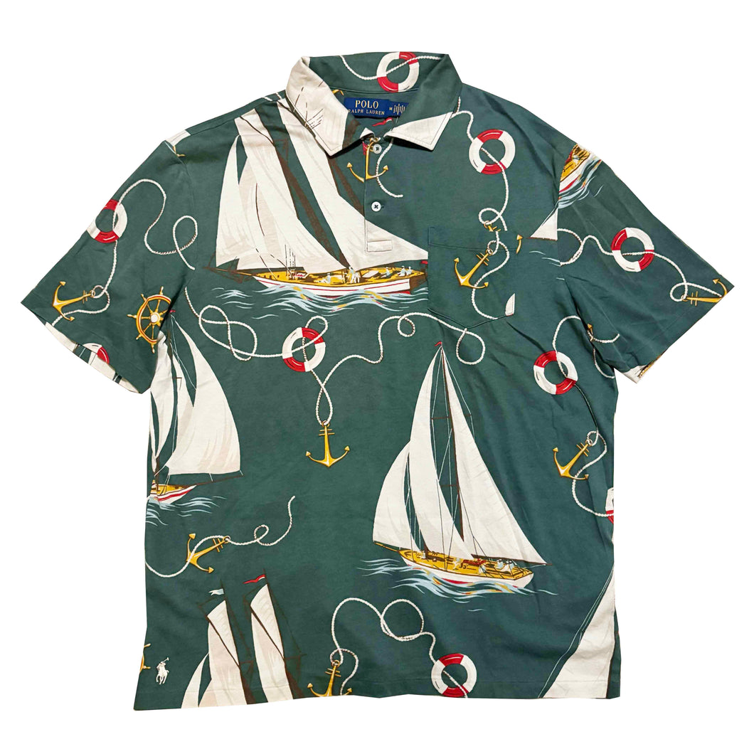 Polo Ralph Lauren Classic Fit Sailboat Jersey Tee (M)