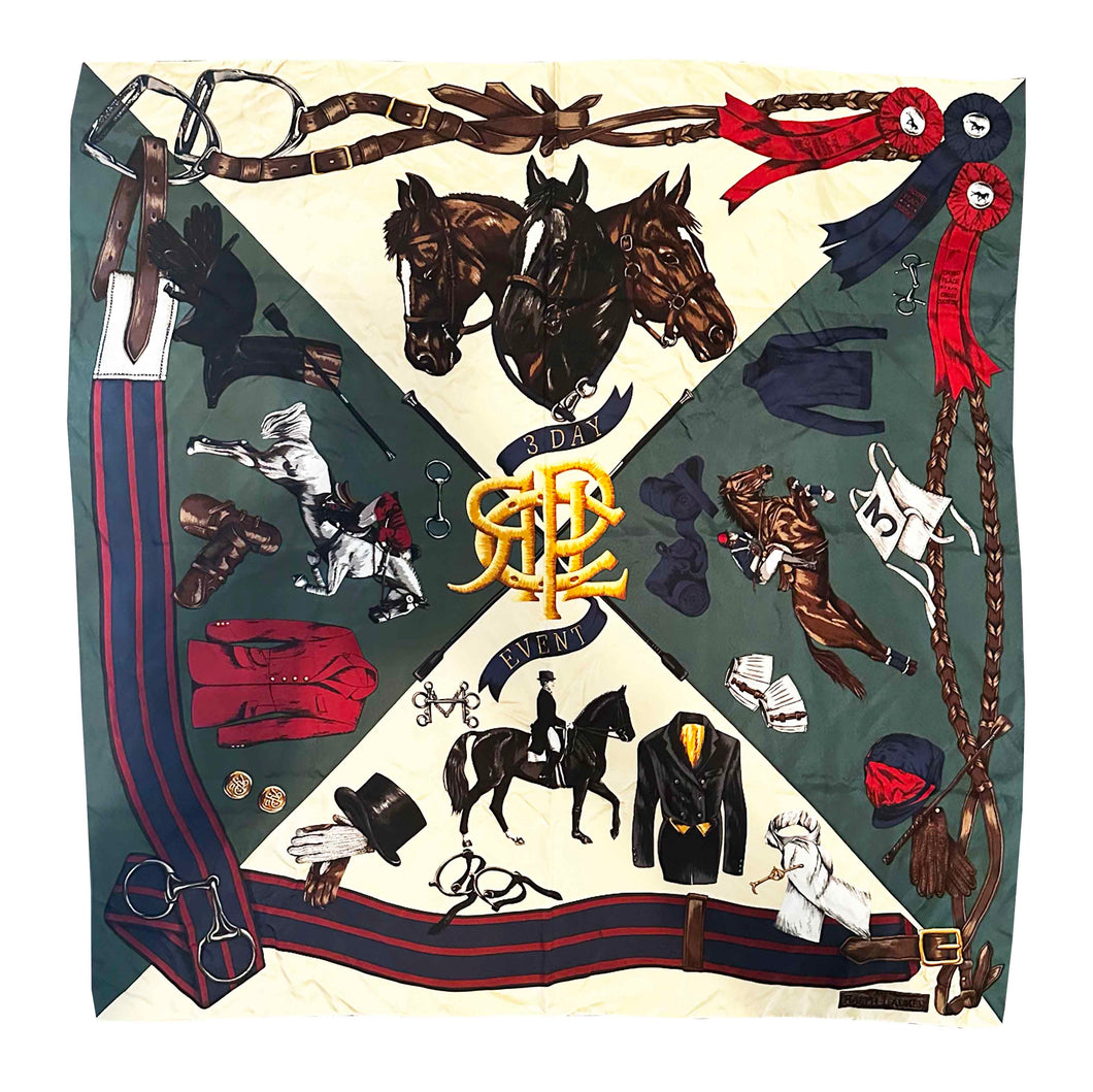 Polo Ralph Lauren 3 Day Event Silk Scarf