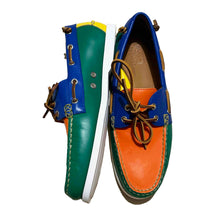 Load image into Gallery viewer, Polo Ralph Lauren Leather Boat Shoes Size 8
