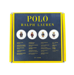 Polo Bear Ralph Lauren Plate Set x 4