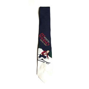 Polo Ralph Lauren Skier-Print Wool Challis Tie