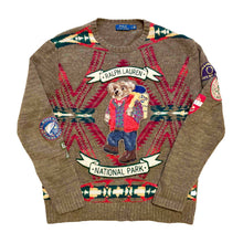 Load image into Gallery viewer, Polo Ralph Lauren Hiking Bear Knitted Jumper (L)
