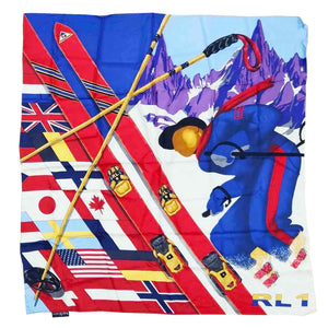 Polo Ralph Lauren RL-1 Olympics Ski Silk Scarf