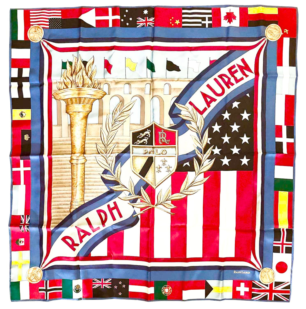 Polo Ralph Lauren Stadium Silk Scarf