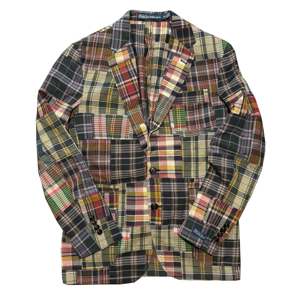 Polo Ralph Lauren 2 Piece Patchwork Suit Jacket (38)