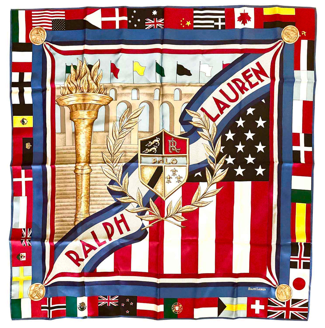 Polo Ralph Lauren Stadium Silk Scarf