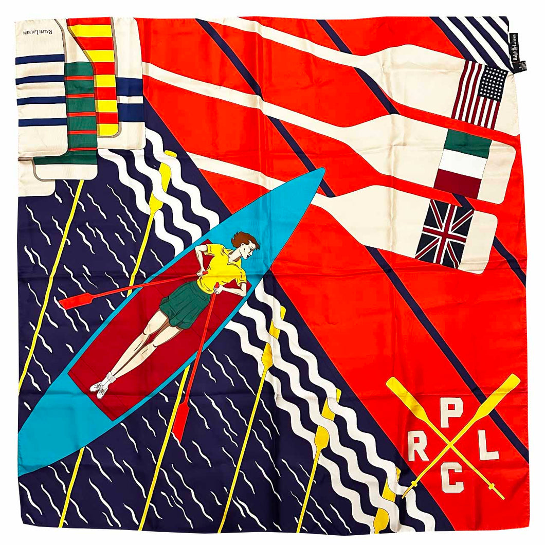 Polo Ralph Lauren CP RL-93 Rowing Silk Scarf