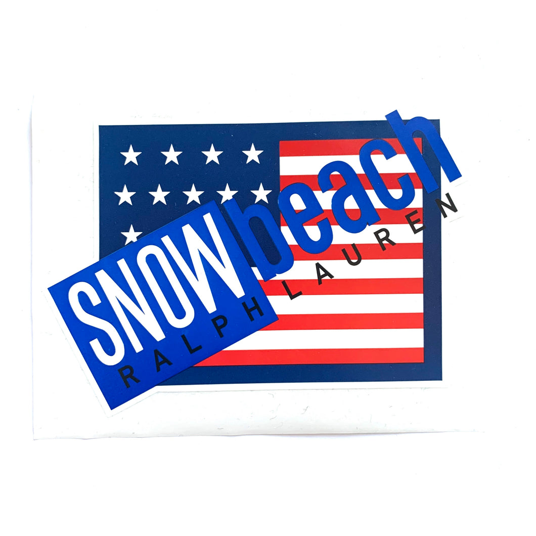 Polo Ralph Lauren Snow Beach Sticker