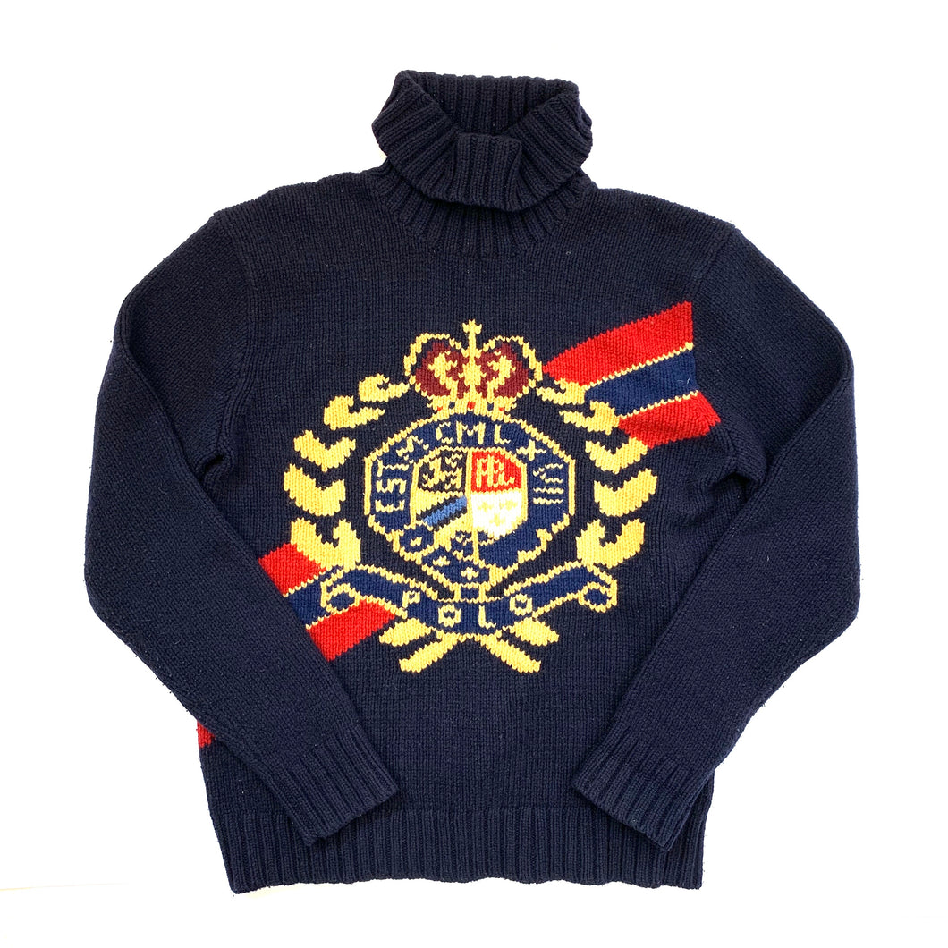 Polo Ralph Lauren Crest Knitted Jumper (L)