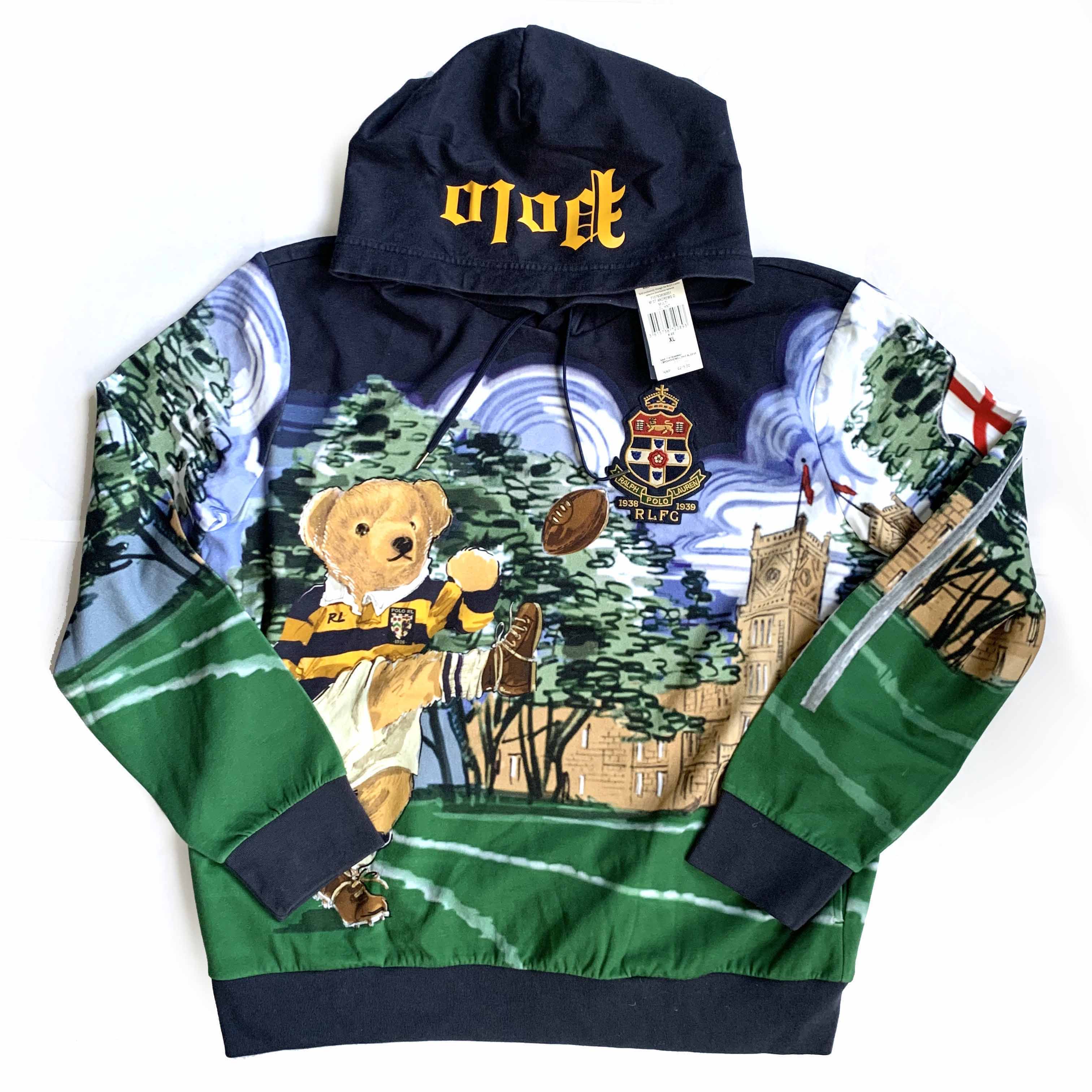 Polo kicker 2024 bear hoodie