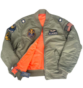 Ralph lauren flight bomber hot sale jacket