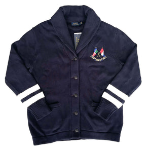 Polo Ralph Lauren Cross Flags Knitted Cardigan (L)